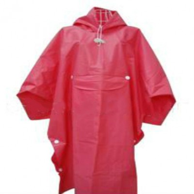 Different Colors 100% PEVA Rain Poncho for Riding and Walking