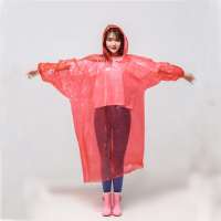 2020 Hot Sale Adult Plastic Disposable Rain Poncho Raincoat Waterproof With Suit For Adult