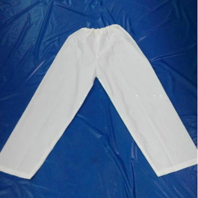 Adult PEVA White Rain Suit with Rain Pants