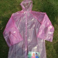 PE Disposable Different Colors Raincoat