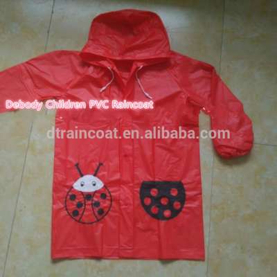 different types pvc rain jacket wholesale (yellow red green purple)