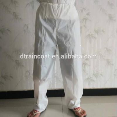 Adult peva White Rain jacket  peva raincoat factory raincoat plastic rain coat