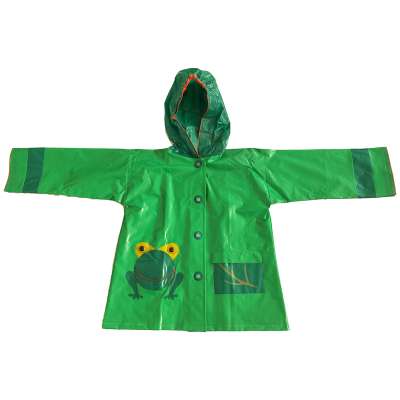 child pvc raincoat  0.13mm Children Cartoon rainco for Kindergarten children raincoat backpack raincoat